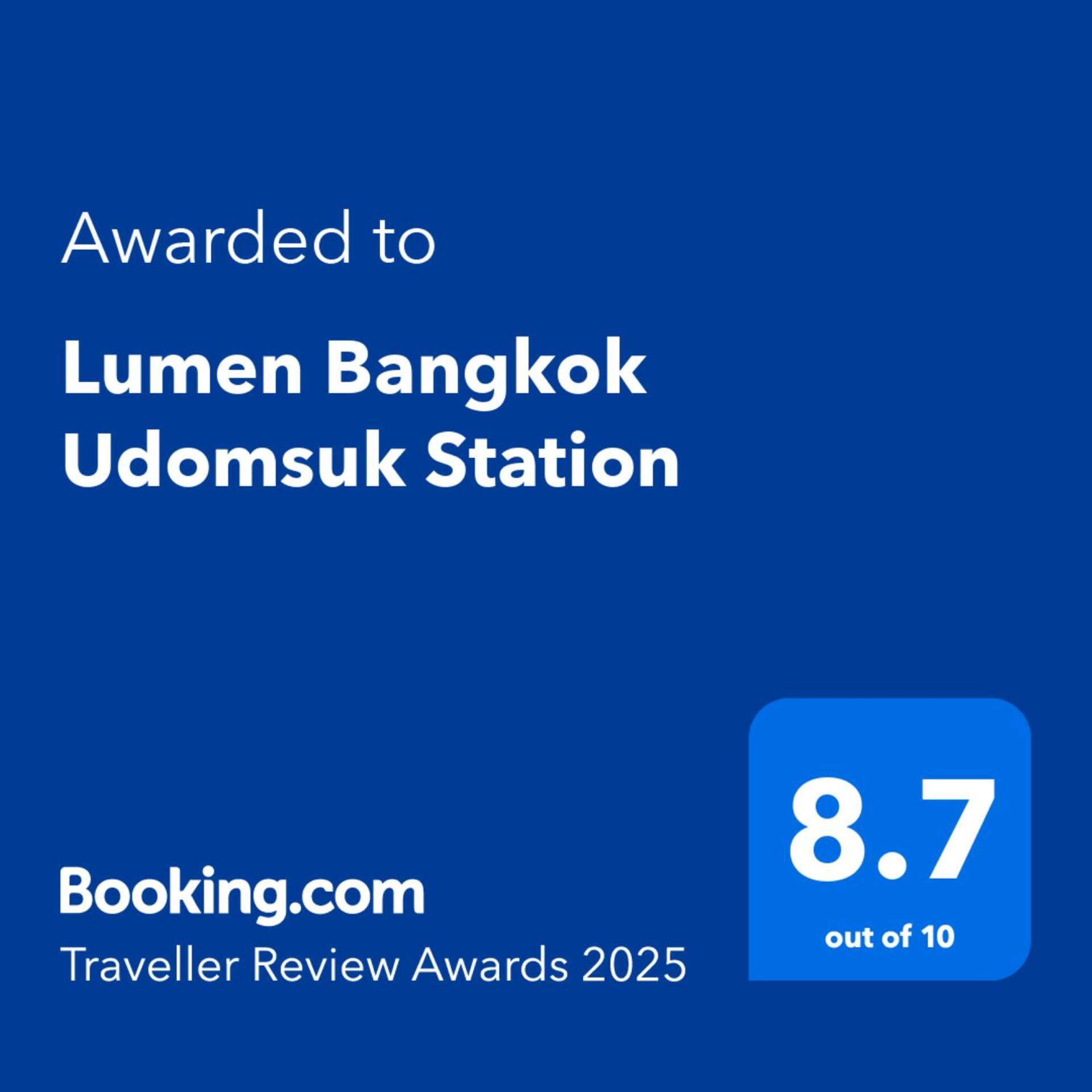 Lumen Bangkok Udomsuk Station Hotell Eksteriør bilde